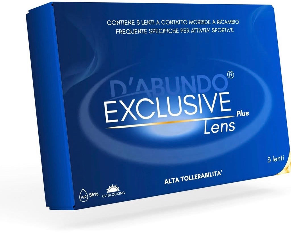 Exclusive Plus Lens · 3 lenti mensili